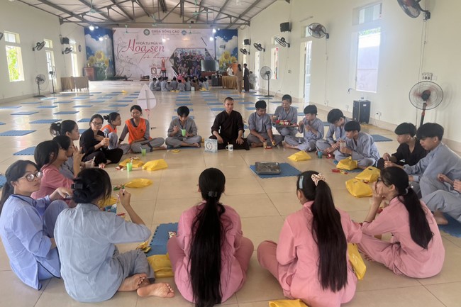 Last day of Summer Retreat 2022 at Dong Cao Pagoda