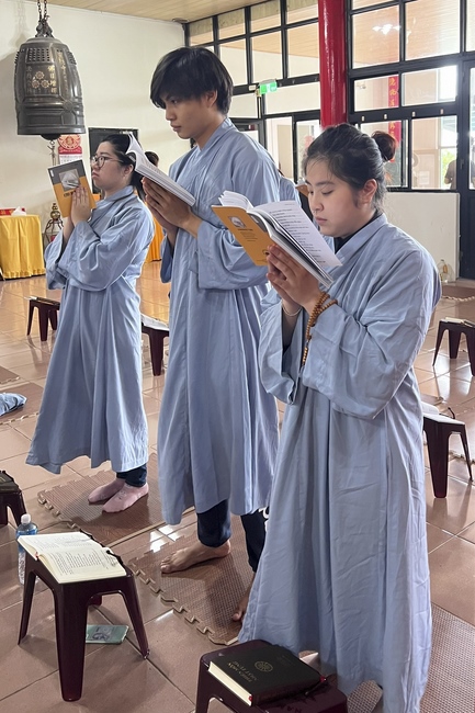 Assembly for anniversary Bodhisattva Avalokitesvara at Linh An Pagoda