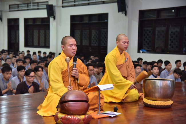 The first day of Summer Retreat 2022 at Hoang Phap Pagoda