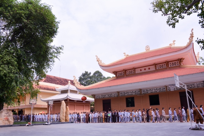 The first day of Summer Retreat 2022 at Hoang Phap Pagoda