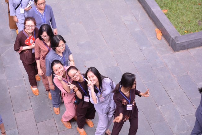 The first day of Summer Retreat 2022 at Hoang Phap Pagoda