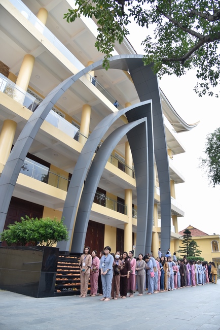 The first day of Summer Retreat 2022 at Hoang Phap Pagoda