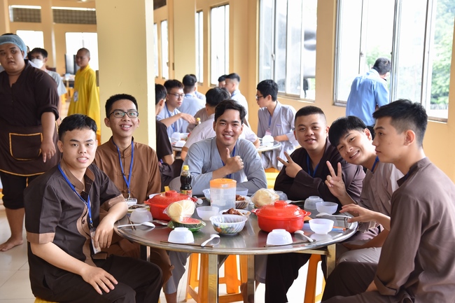 The first day of Summer Retreat 2022 at Hoang Phap Pagoda