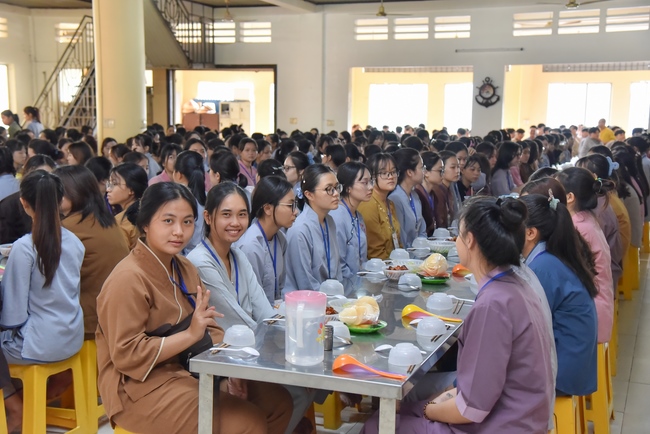 The first day of Summer Retreat 2022 at Hoang Phap Pagoda