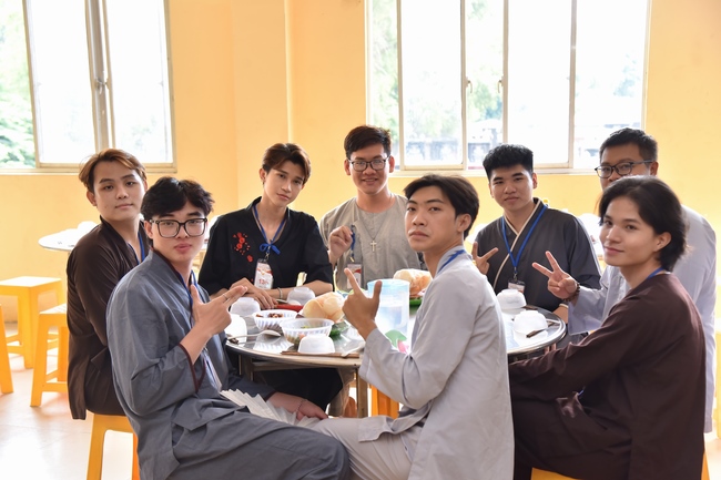 The first day of Summer Retreat 2022 at Hoang Phap Pagoda