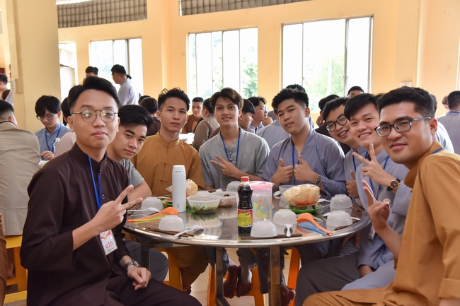 The first day of Summer Retreat 2022 at Hoang Phap Pagoda