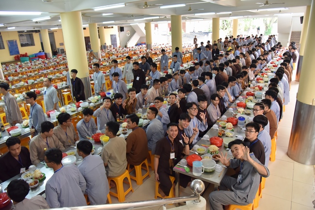 The first day of Summer Retreat 2022 at Hoang Phap Pagoda