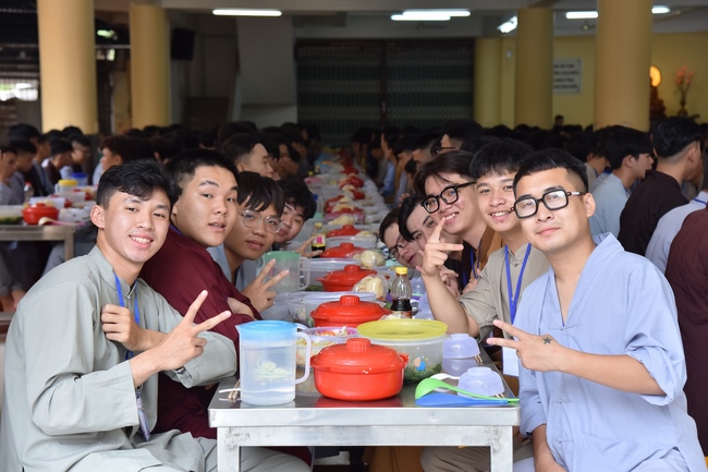 The first day of Summer Retreat 2022 at Hoang Phap Pagoda
