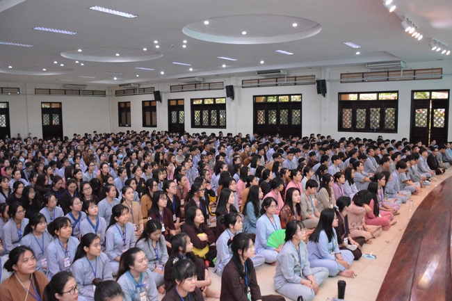 The first day of Summer Retreat 2022 at Hoang Phap Pagoda
