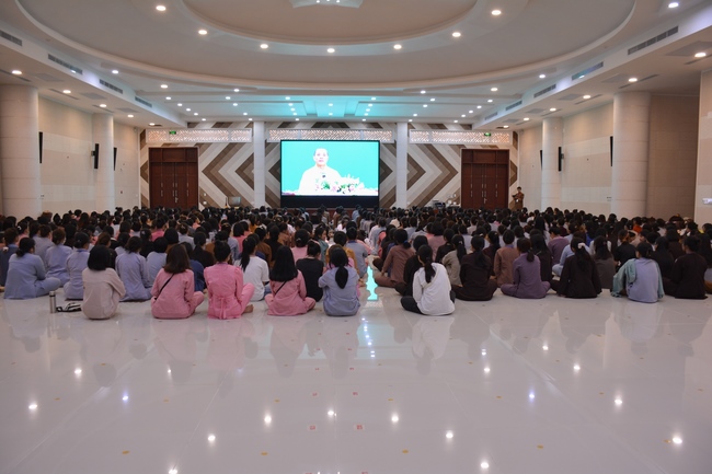 The first day of Summer Retreat 2022 at Hoang Phap Pagoda