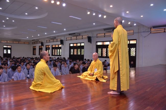 The first day of Summer Retreat 2022 at Hoang Phap Pagoda