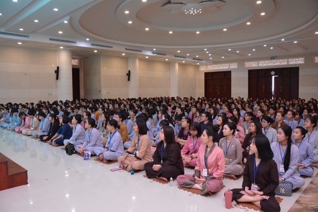 The first day of Summer Retreat 2022 at Hoang Phap Pagoda
