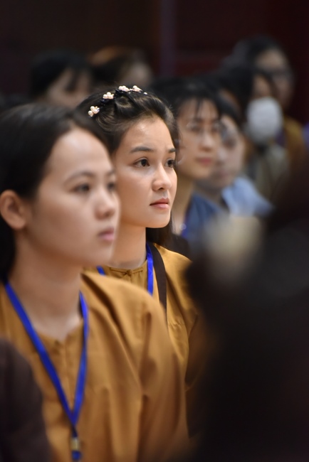 The first day of Summer Retreat 2022 at Hoang Phap Pagoda