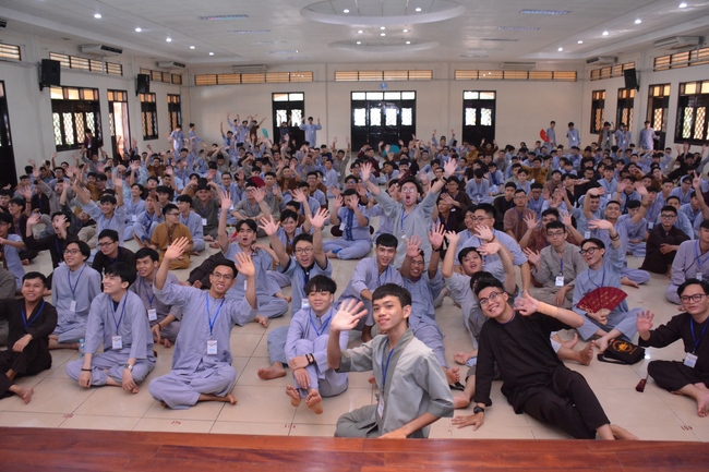 The first day of Summer Retreat 2022 at Hoang Phap Pagoda