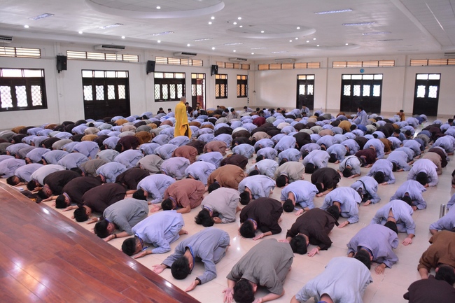 The first day of Summer Retreat 2022 at Hoang Phap Pagoda