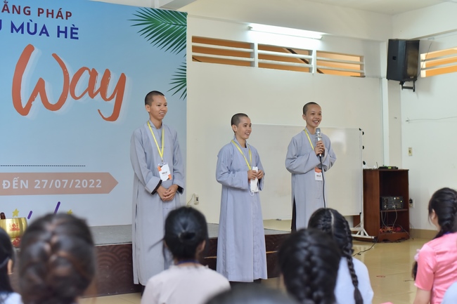 The first day of Summer Retreat 2022 at Hoang Phap Pagoda