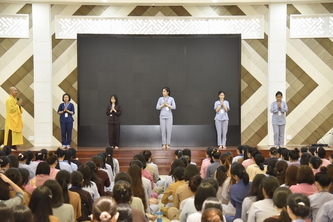 The first day of Summer Retreat 2022 at Hoang Phap Pagoda