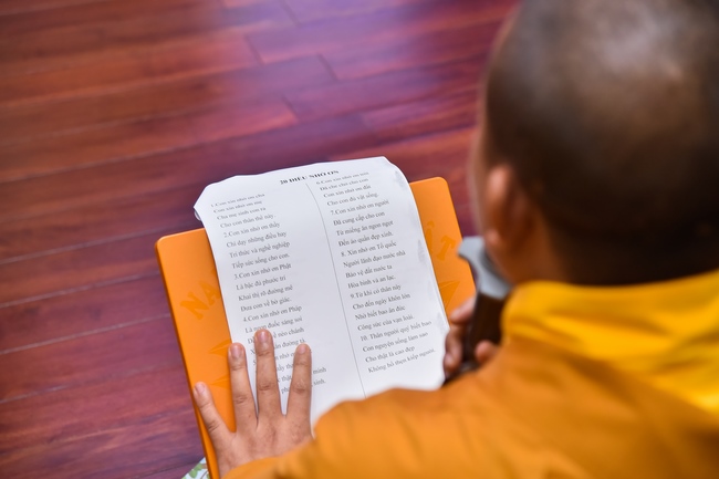 The first day of Summer Retreat 2022 at Hoang Phap Pagoda