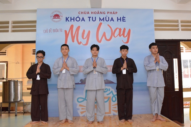 The first day of Summer Retreat 2022 at Hoang Phap Pagoda