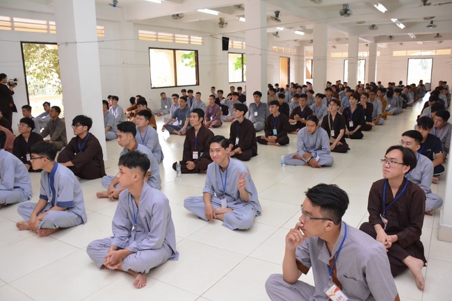 The first day of Summer Retreat 2022 at Hoang Phap Pagoda