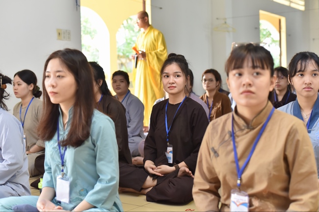 The first day of Summer Retreat 2022 at Hoang Phap Pagoda