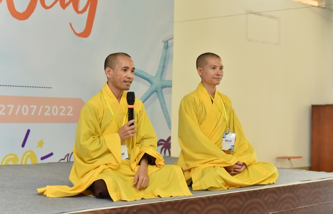 The first day of Summer Retreat 2022 at Hoang Phap Pagoda