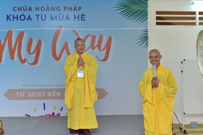 The first day of Summer Retreat 2022 at Hoang Phap Pagoda