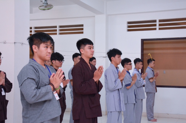 The first day of Summer Retreat 2022 at Hoang Phap Pagoda
