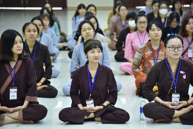 The first day of Summer Retreat 2022 at Hoang Phap Pagoda