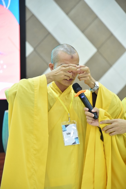 The first day of Summer Retreat 2022 at Hoang Phap Pagoda