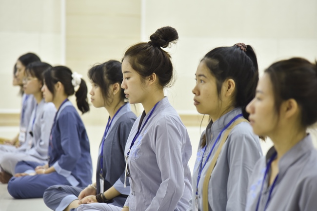 The first day of Summer Retreat 2022 at Hoang Phap Pagoda