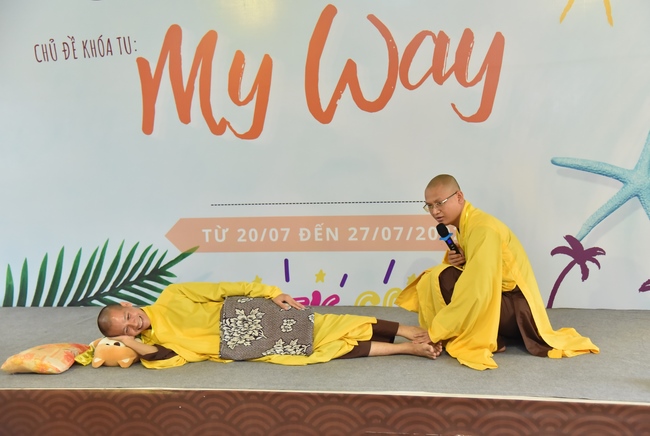 The first day of Summer Retreat 2022 at Hoang Phap Pagoda