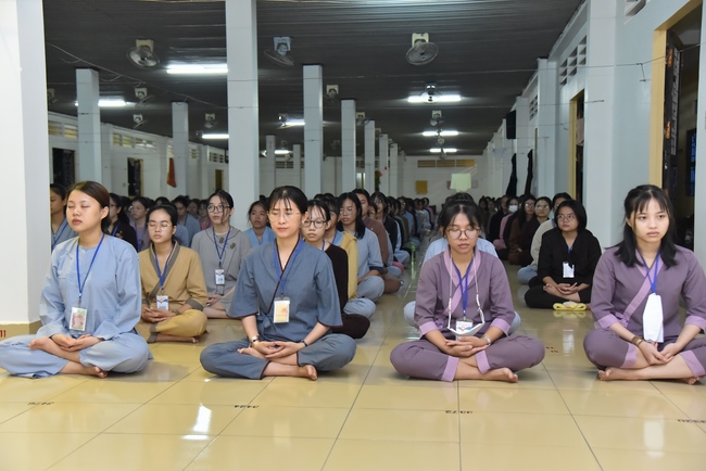 The first day of Summer Retreat 2022 at Hoang Phap Pagoda