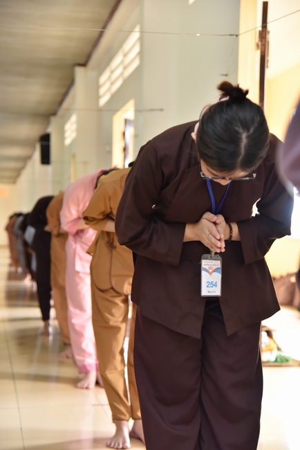 The first day of Summer Retreat 2022 at Hoang Phap Pagoda