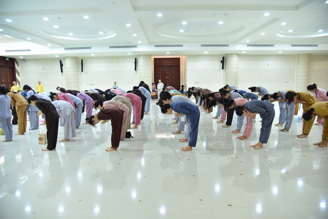 The first day of Summer Retreat 2022 at Hoang Phap Pagoda