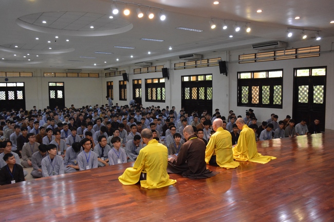 The first day of Summer Retreat 2022 at Hoang Phap Pagoda