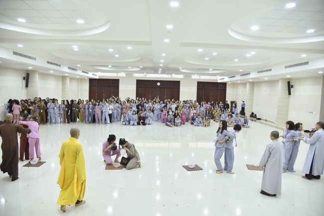 Second day of Summer Retreat 2022 at Hoang Phap Pagoda