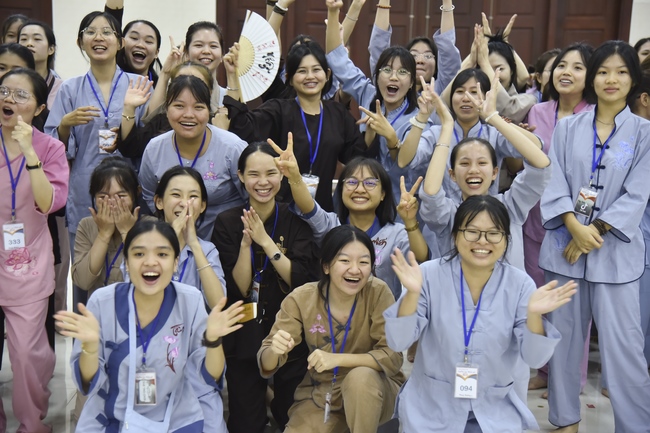 Second day of Summer Retreat 2022 at Hoang Phap Pagoda