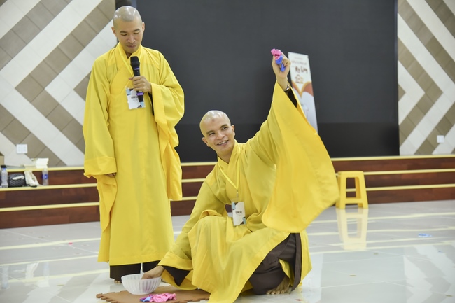 Second day of Summer Retreat 2022 at Hoang Phap Pagoda