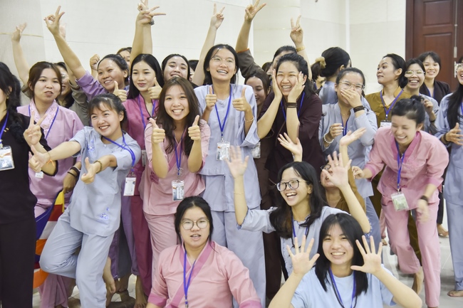 Second day of Summer Retreat 2022 at Hoang Phap Pagoda