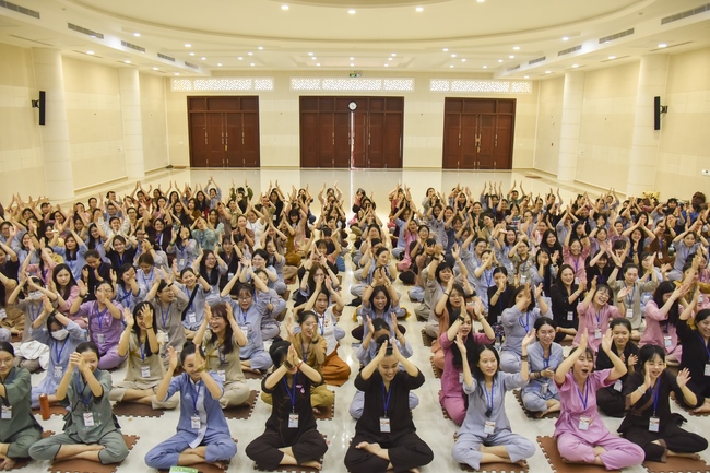 Second day of Summer Retreat 2022 at Hoang Phap Pagoda