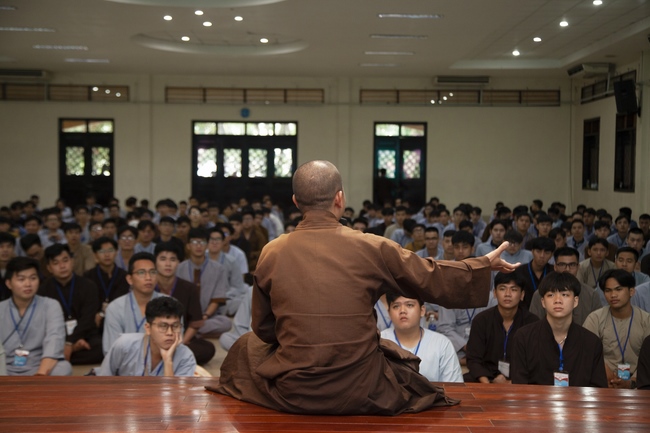 Second day of Summer Retreat 2022 at Hoang Phap Pagoda