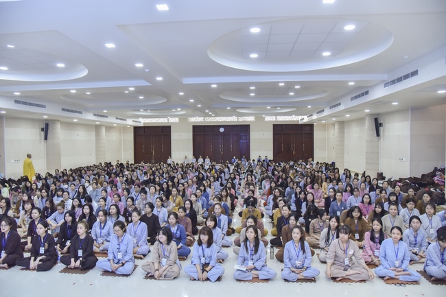 Second day of Summer Retreat 2022 at Hoang Phap Pagoda