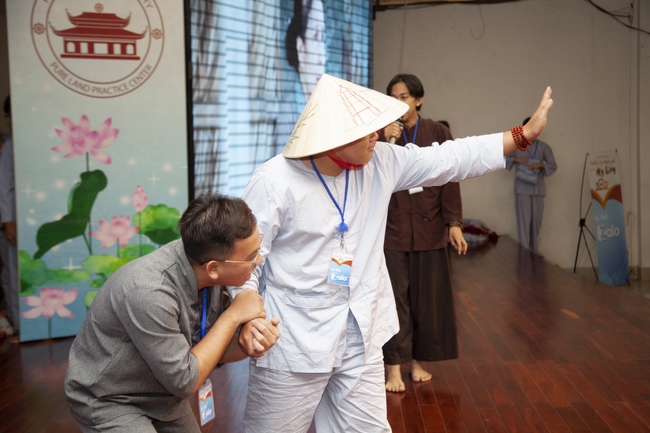 Second day of Summer Retreat 2022 at Hoang Phap Pagoda