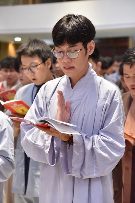 Second day of Summer Retreat 2022 at Hoang Phap Pagoda