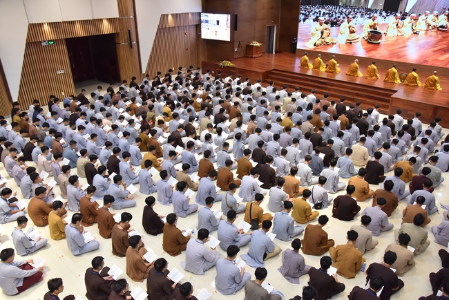 Second day of Summer Retreat 2022 at Hoang Phap Pagoda
