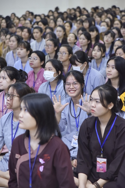 Second day of Summer Retreat 2022 at Hoang Phap Pagoda