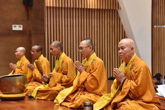 Second day of Summer Retreat 2022 at Hoang Phap Pagoda