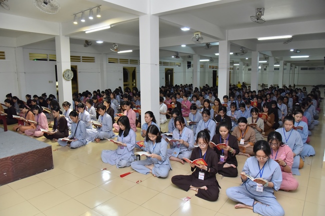 Second day of Summer Retreat 2022 at Hoang Phap Pagoda