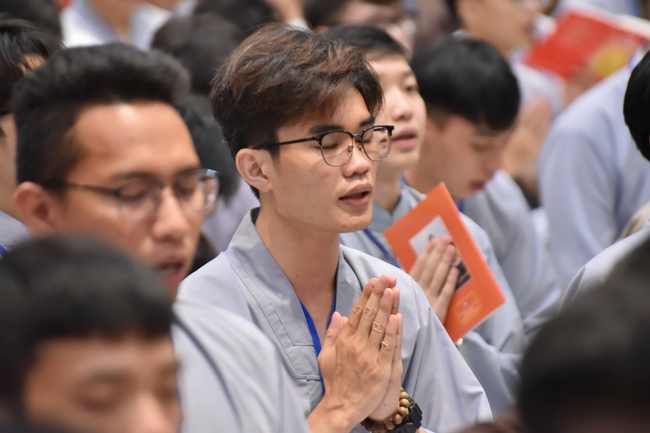 Second day of Summer Retreat 2022 at Hoang Phap Pagoda